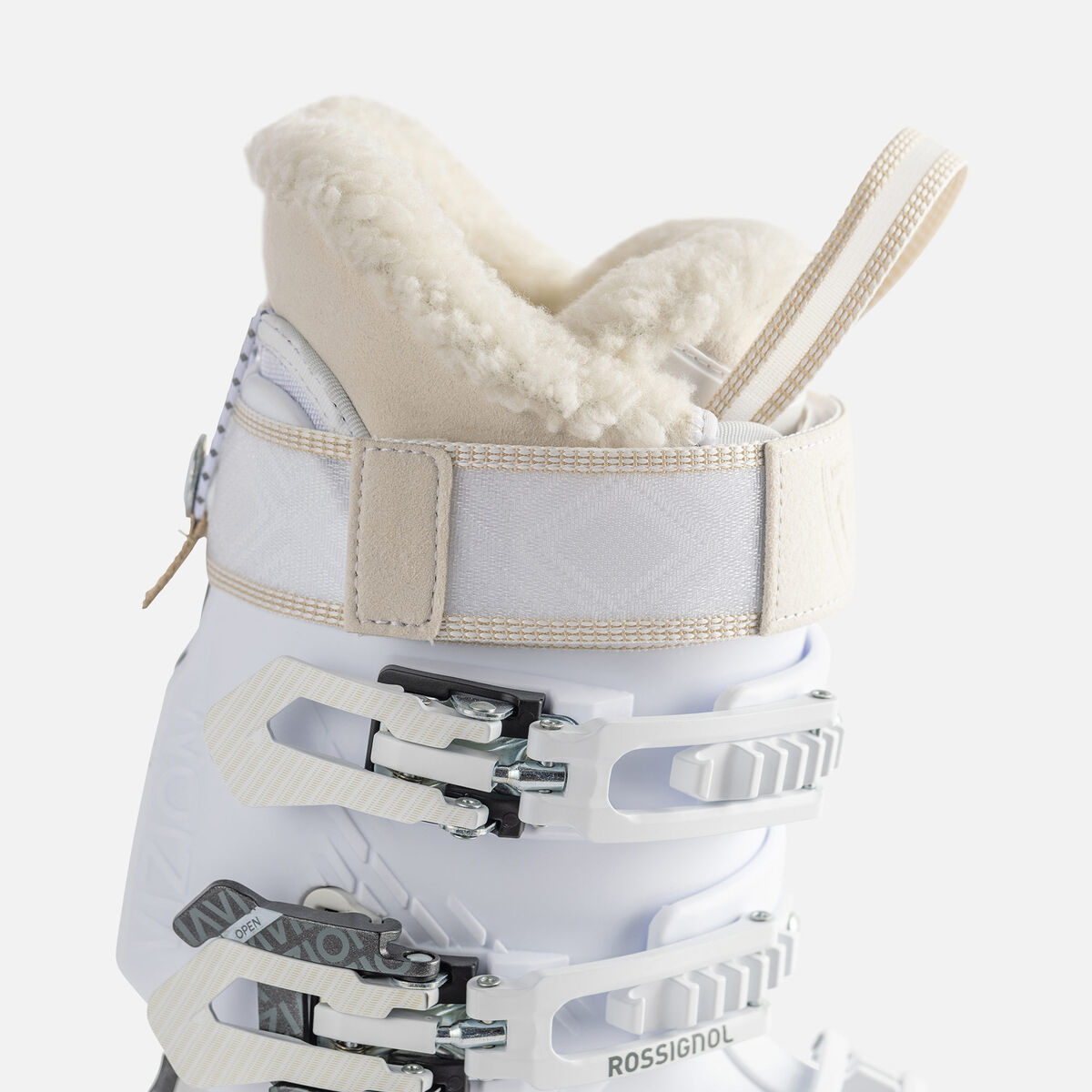 Women's On Piste Ski Boots VIZION 4B PRO 80 GW WHITE