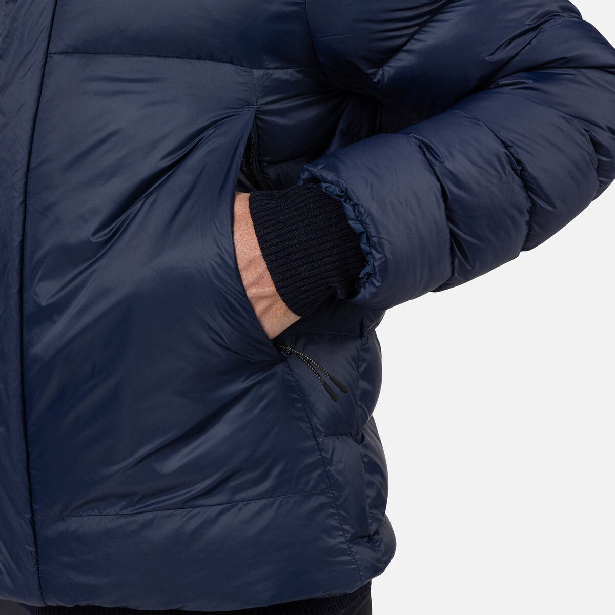 Men's Aretu Down Hoodie Dark Navy