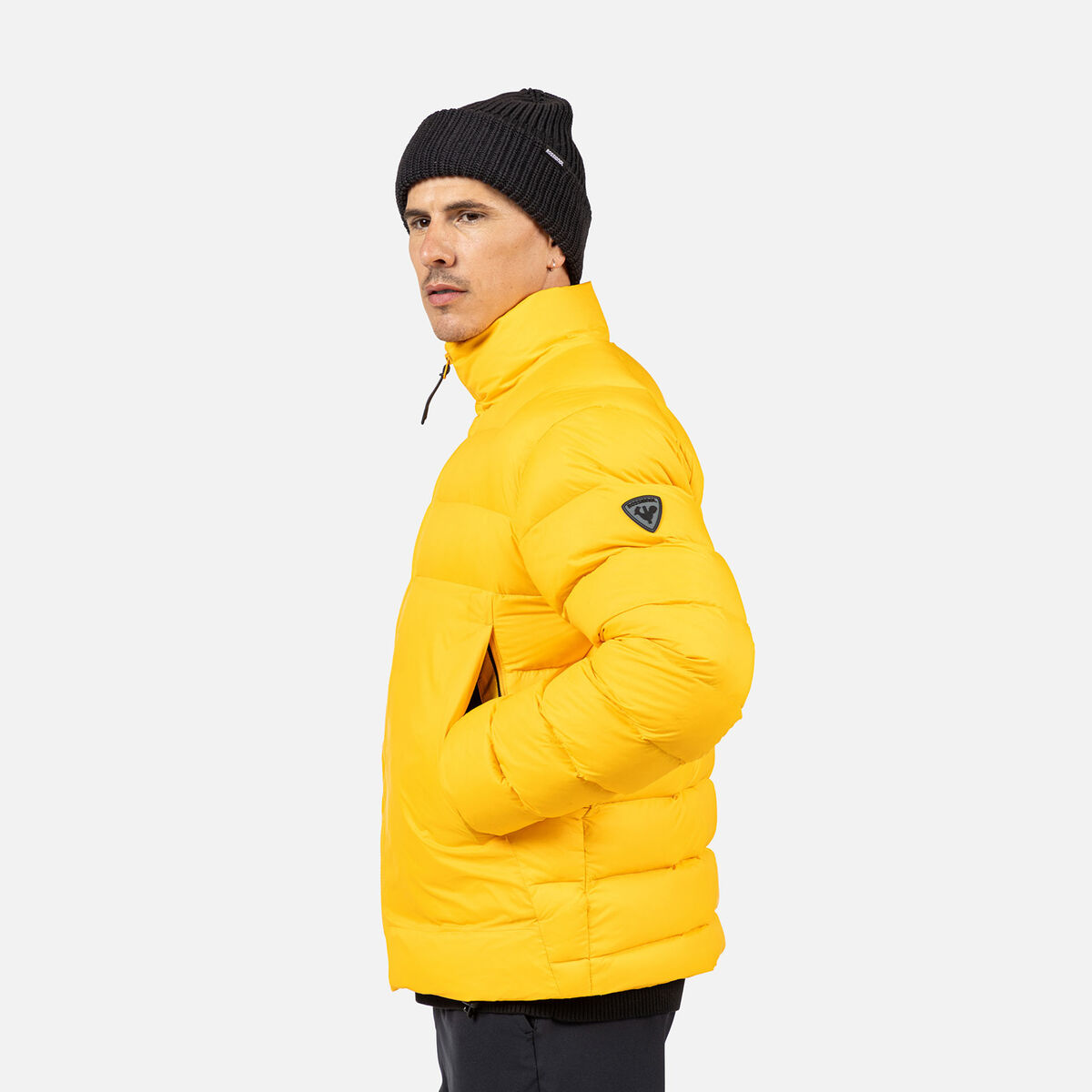 Men's Aretu Down Jacket Saffron Ylw