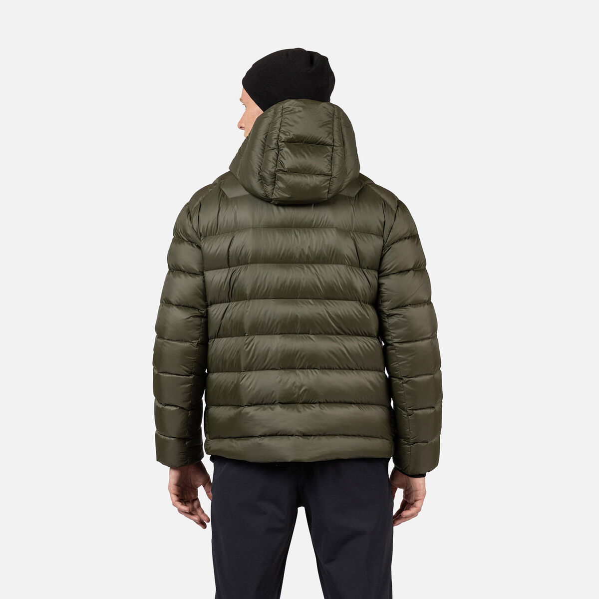 Men's Aretu Down Hoodie Olive Shadow