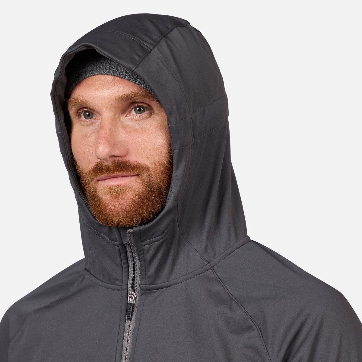 Men's Genetys Hooded Soft Shell Jacket Onyx Grey