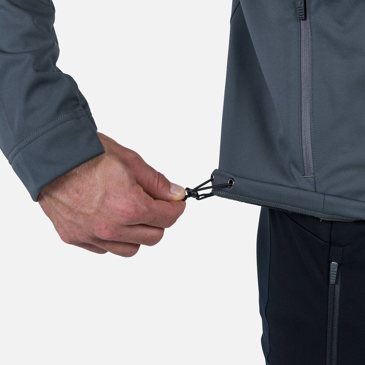 Men's Genetys Hooded Soft Shell Jacket Onyx Grey