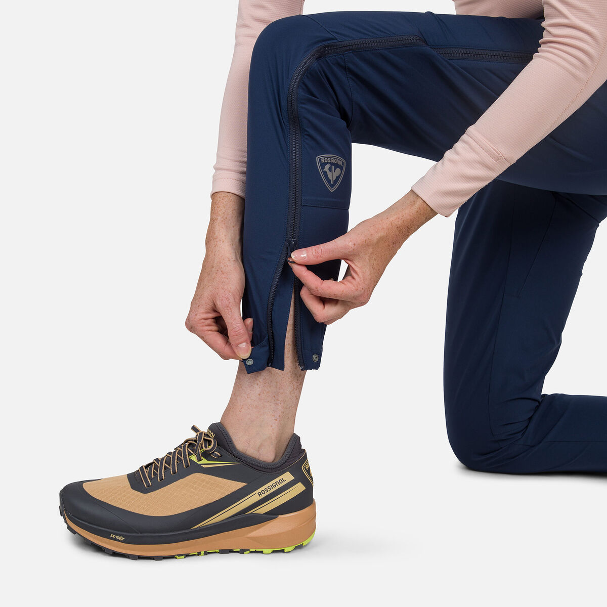 Women's Active Versatile XC Ski Pants Dark Navy