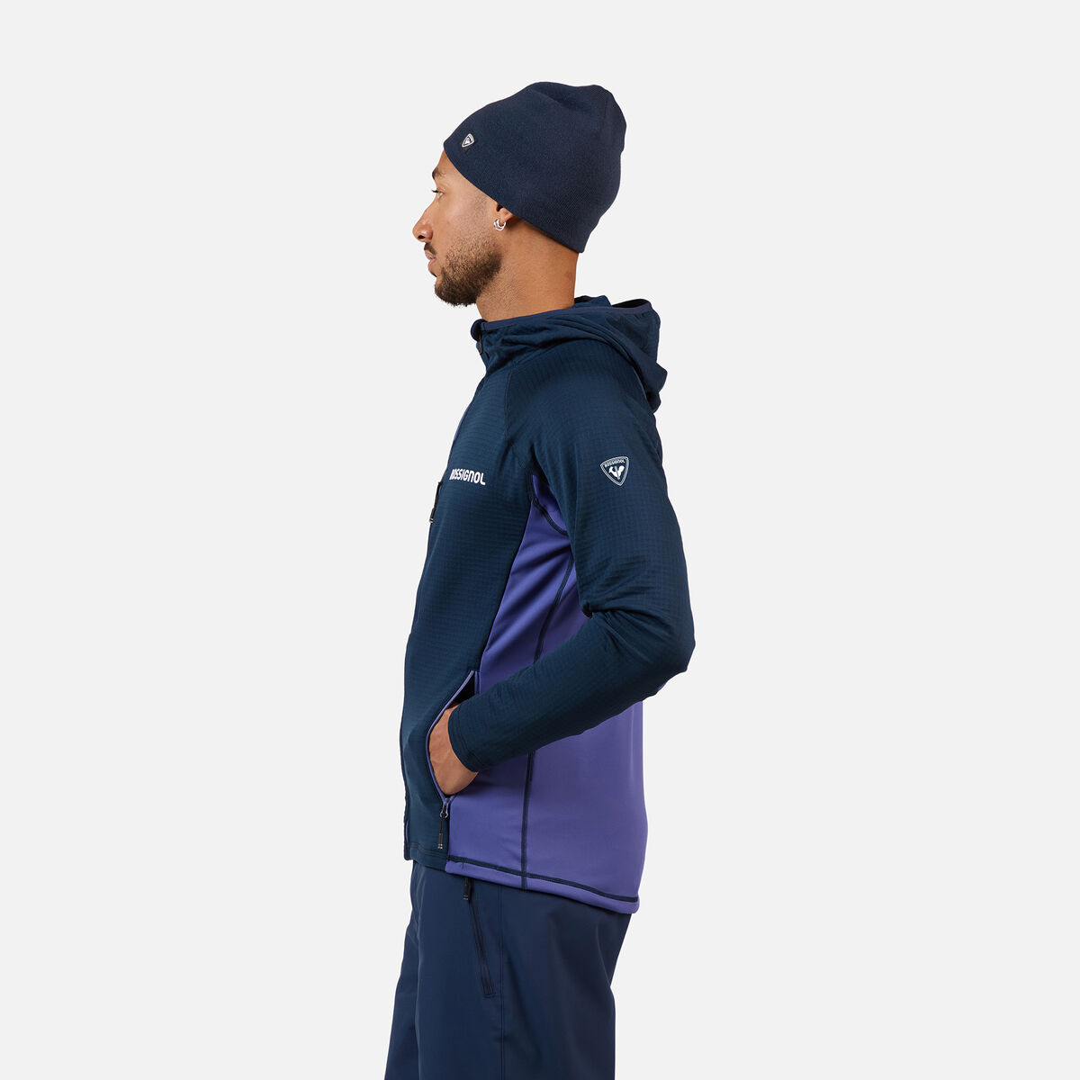 Men's Blackside Full-Zip Hooded Fleece Dark Navy