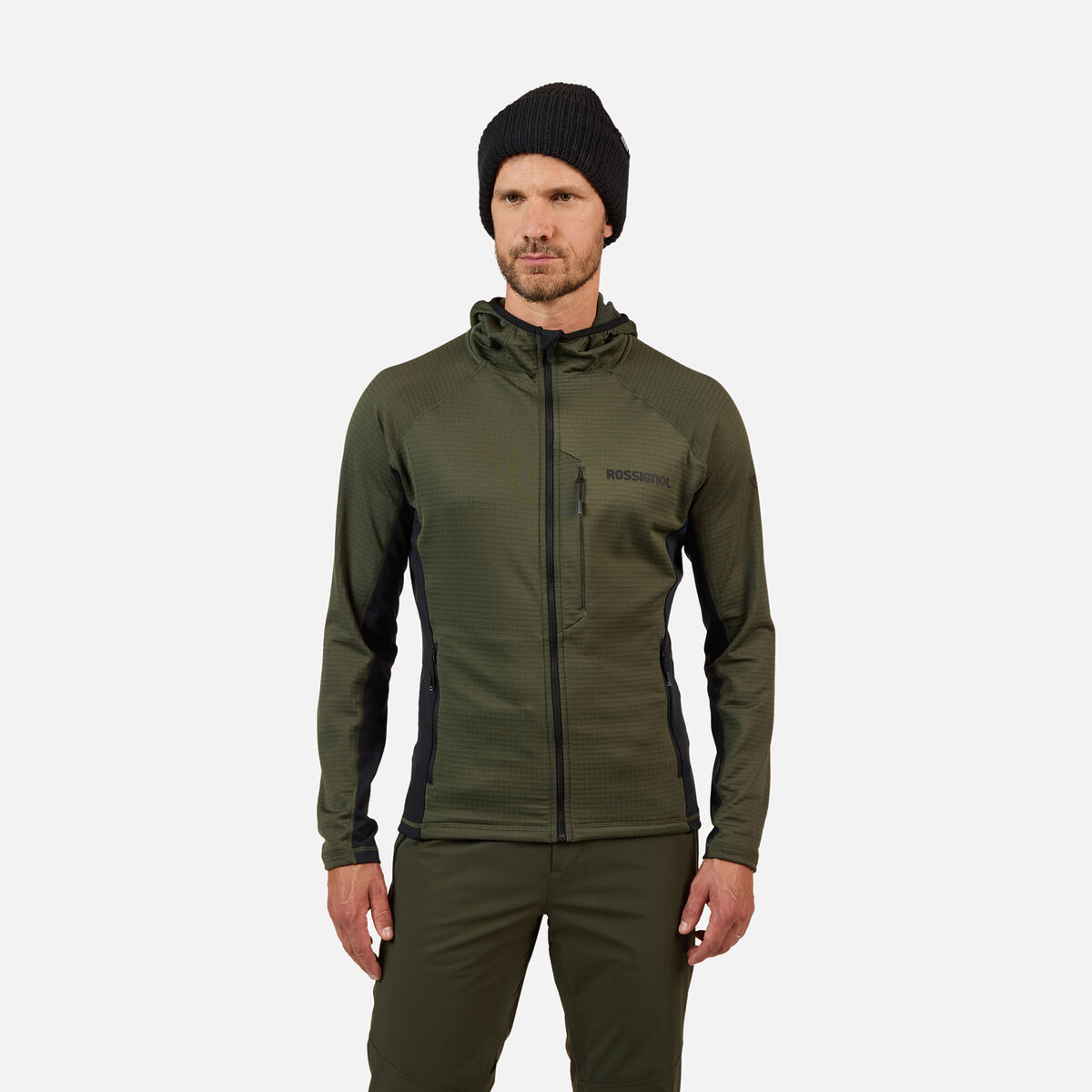 Men's Blackside Full-Zip Hooded Fleece Olive Shadow