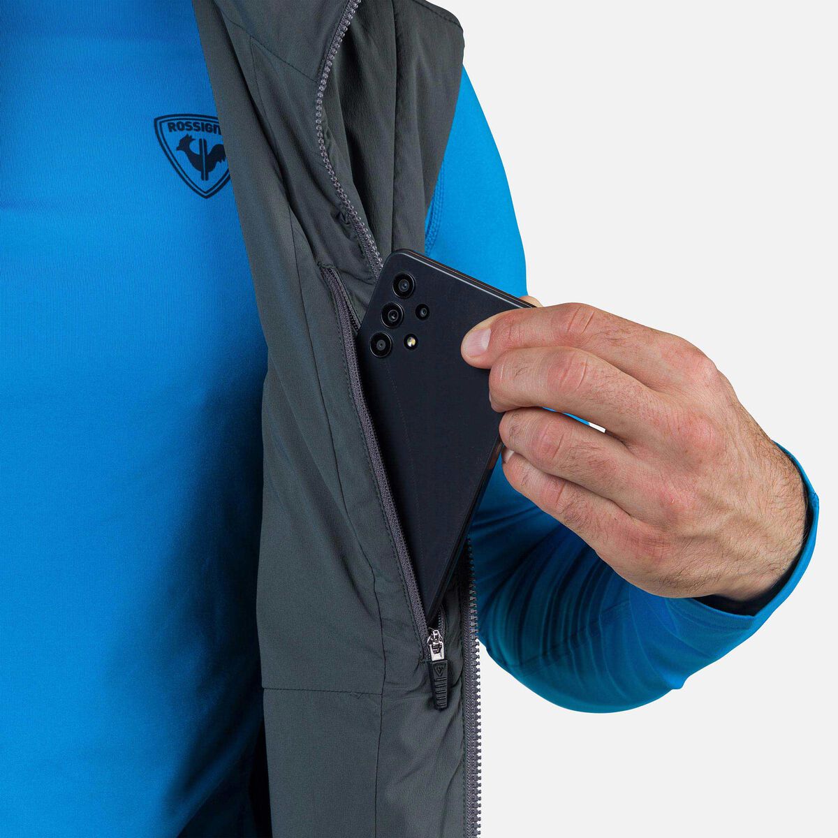 Men's Opside Light Insulated Vest Onyx Grey