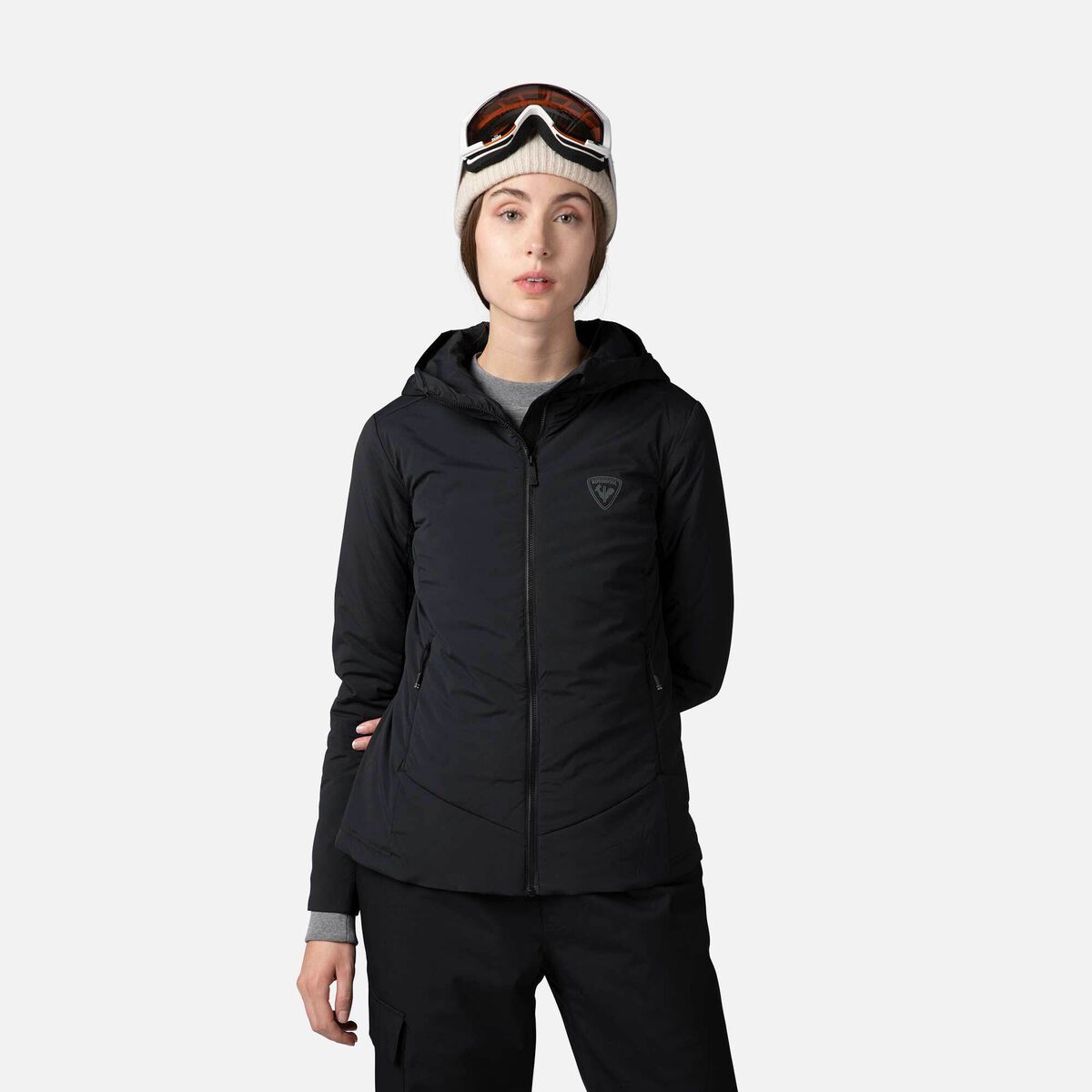 Women's Opside Light Insulated Hoodie Jacket Black
