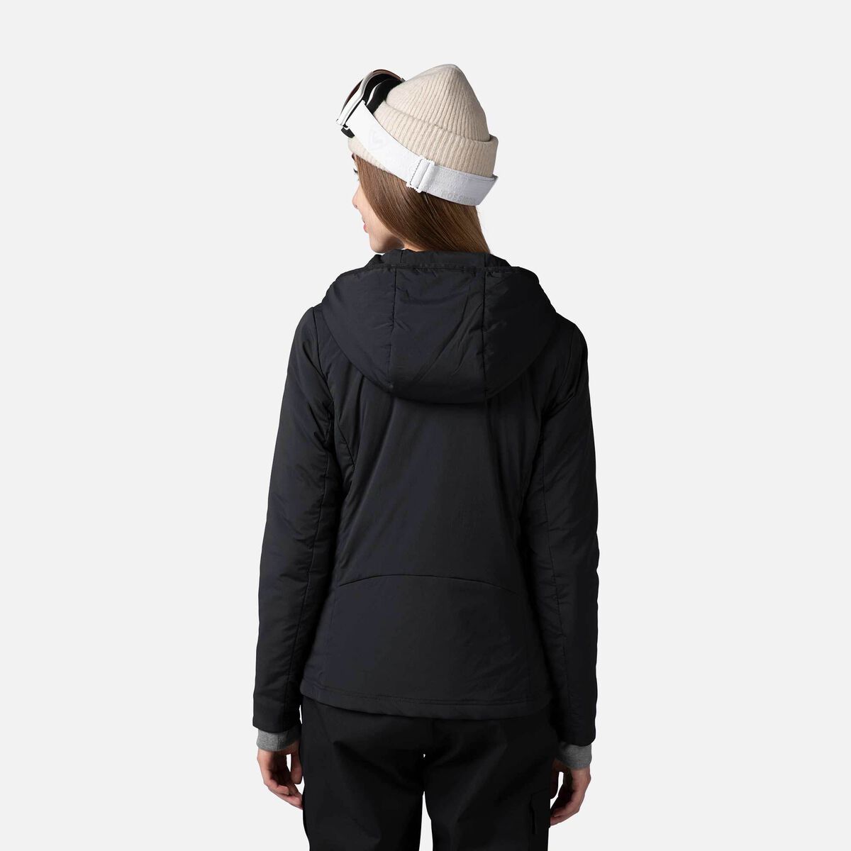 Women's Opside Light Insulated Hoodie Jacket Black