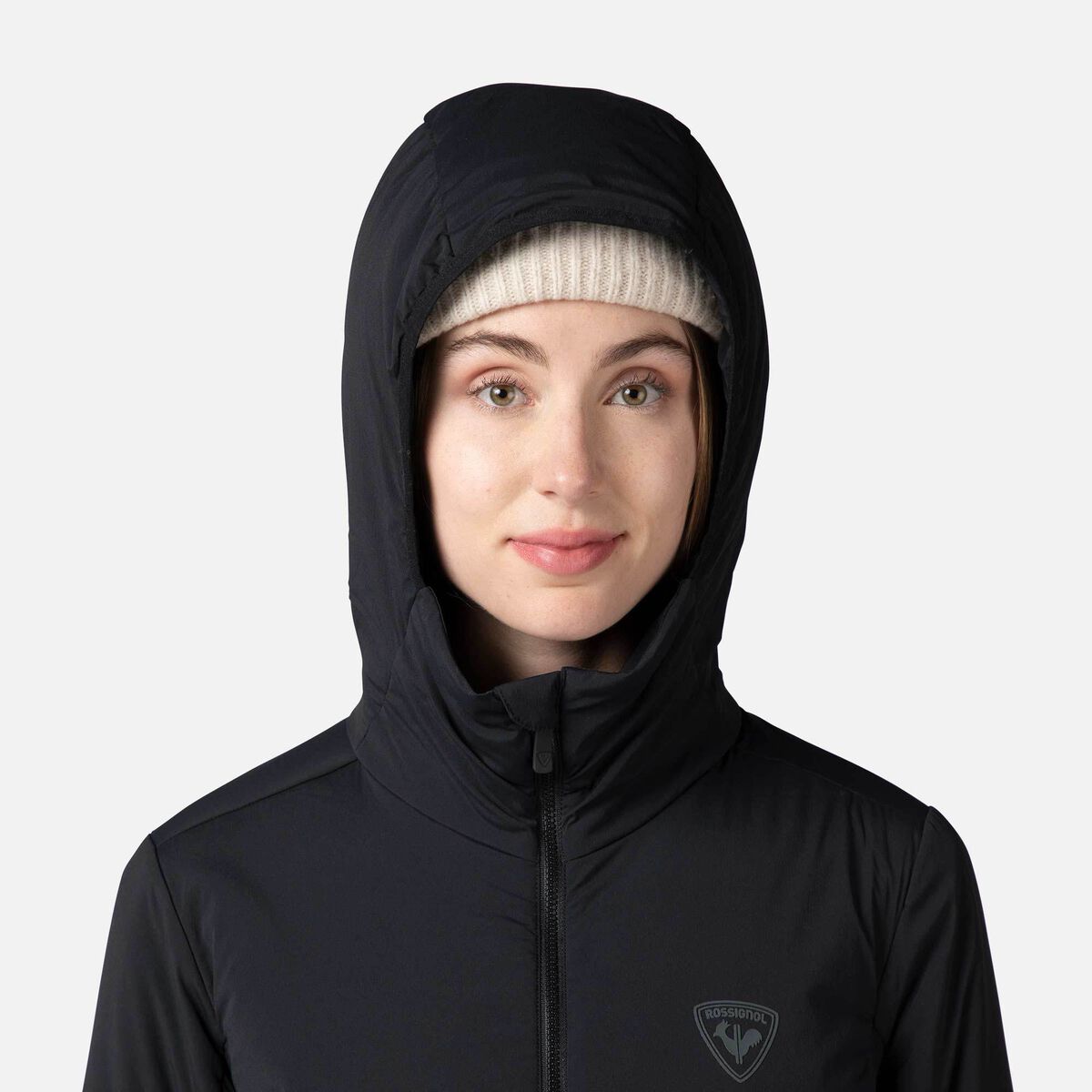 Women's Opside Light Insulated Hoodie Jacket Black