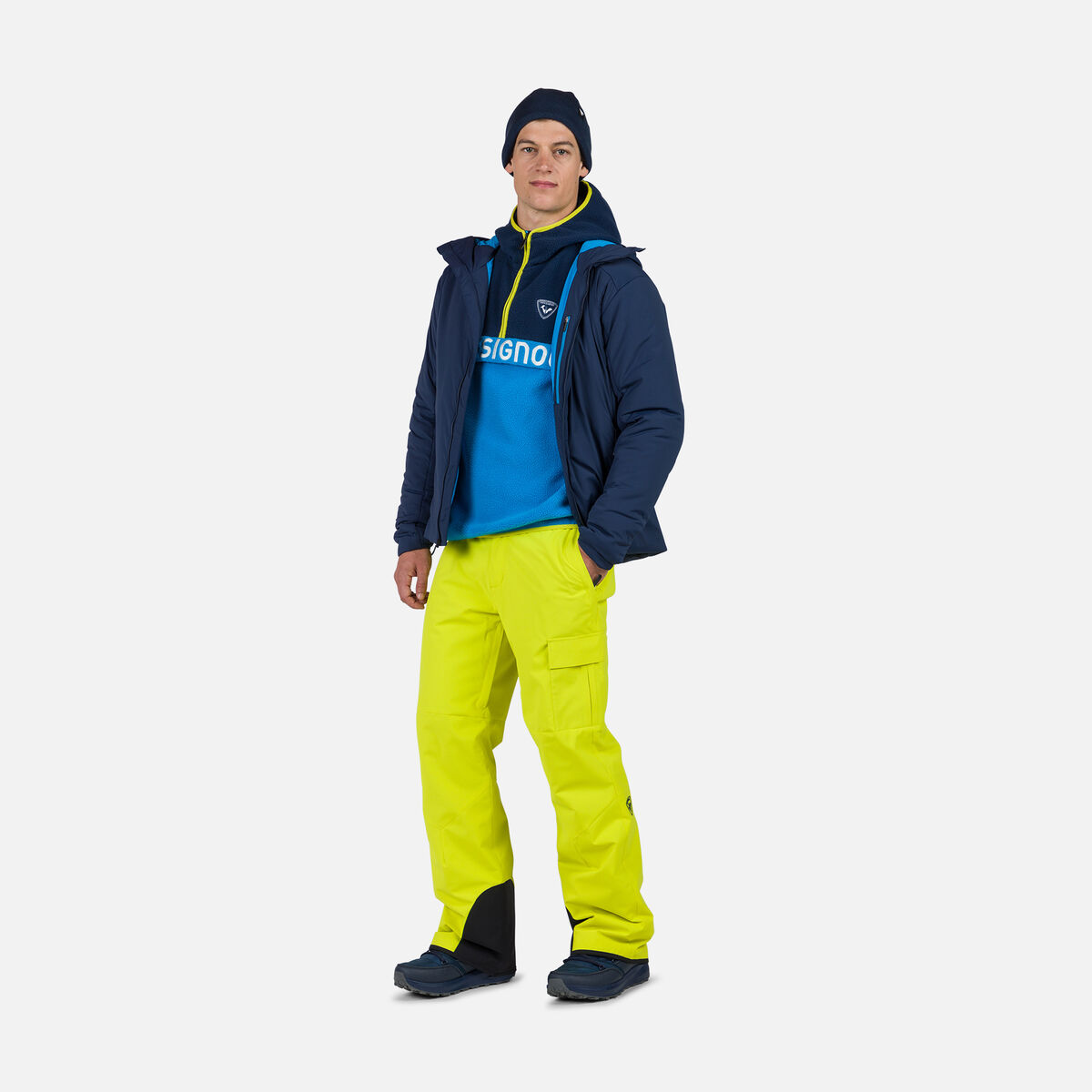 Men's Relaxed Ski Pants Fresh Green