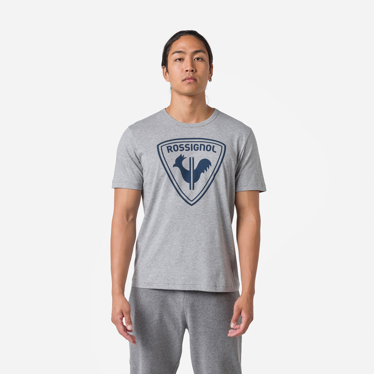 Men's logo tee Heather Grey