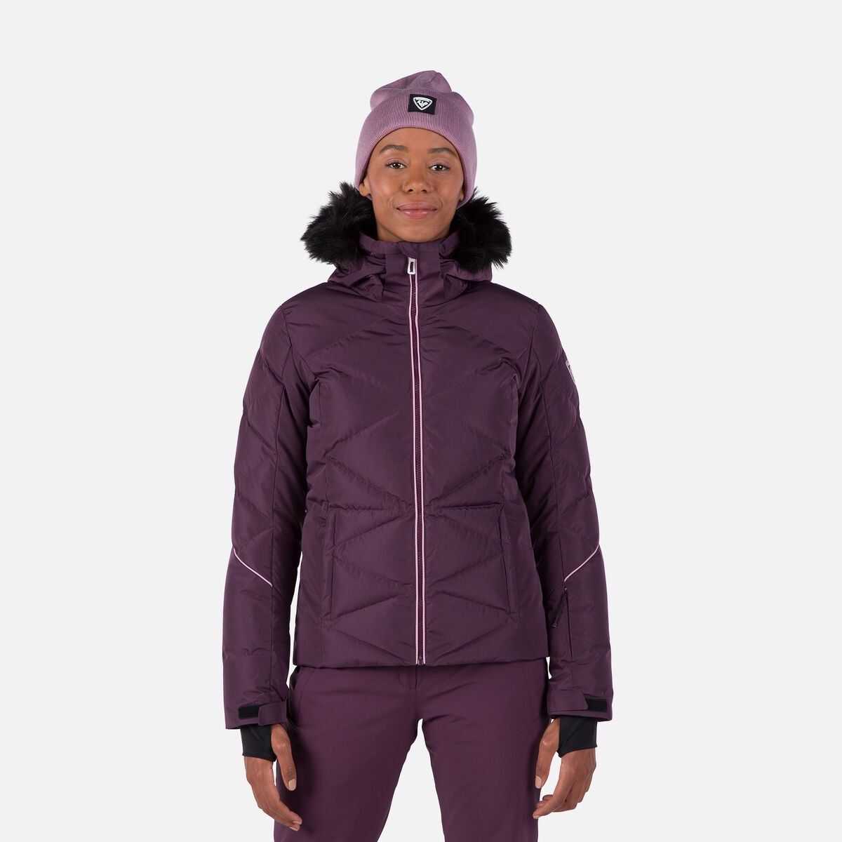 Women's Staci Pearly Ski Jacket Mulberry
