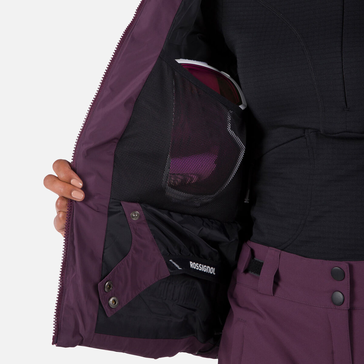 Women's Staci Pearly Ski Jacket Mulberry