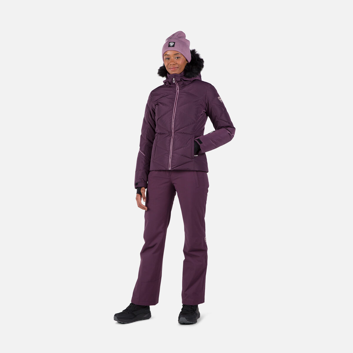 Women's Staci Pearly Ski Jacket Mulberry