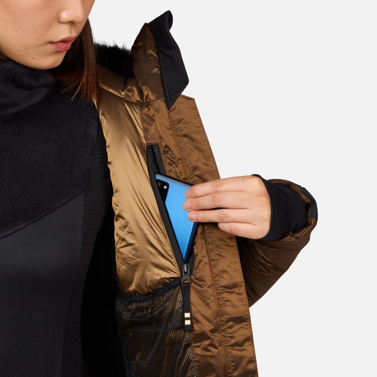 Women's Ventina Bomber Ski Jacket Bronze