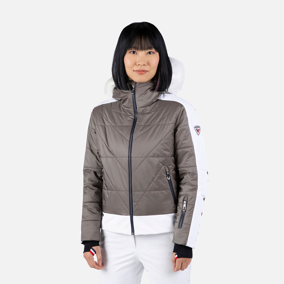 Women's Ventina Bomber Ski Jacket Silver