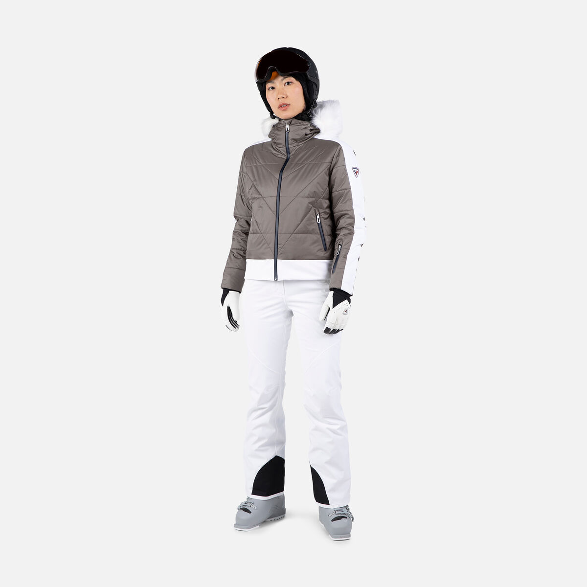 Women's Ventina Bomber Ski Jacket Silver