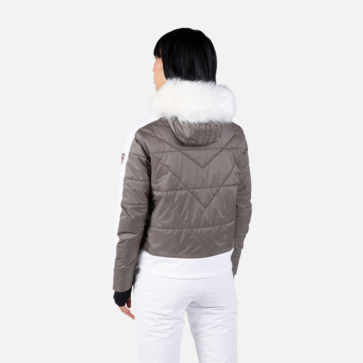 Women's Ventina Bomber Ski Jacket Silver 3 Women's Ventina Bomber Ski Jacket Silver