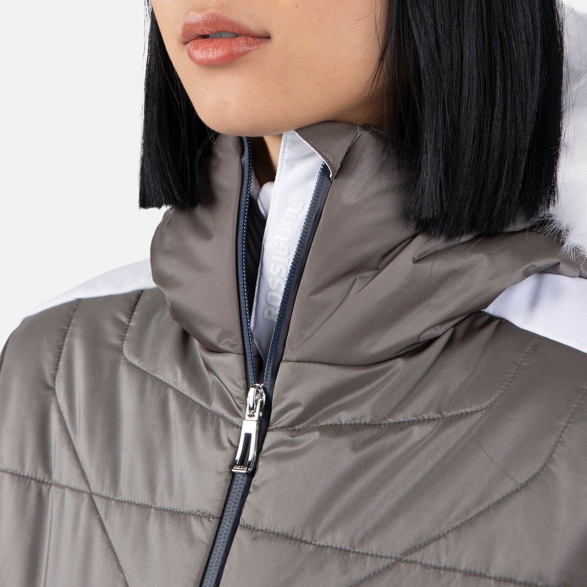 Women's Ventina Bomber Ski Jacket Silver 5 Women's Ventina Bomber Ski Jacket Silver