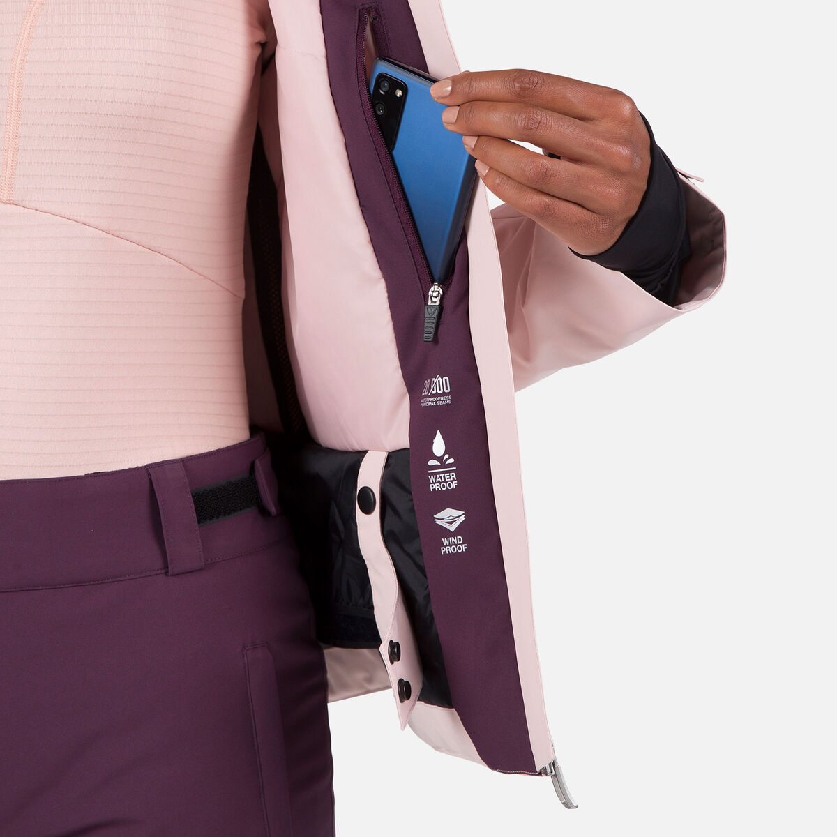 Women's Strawpile Ski Jacket Powder Pink 10 Women's Strawpile Ski Jacket Powder Pink