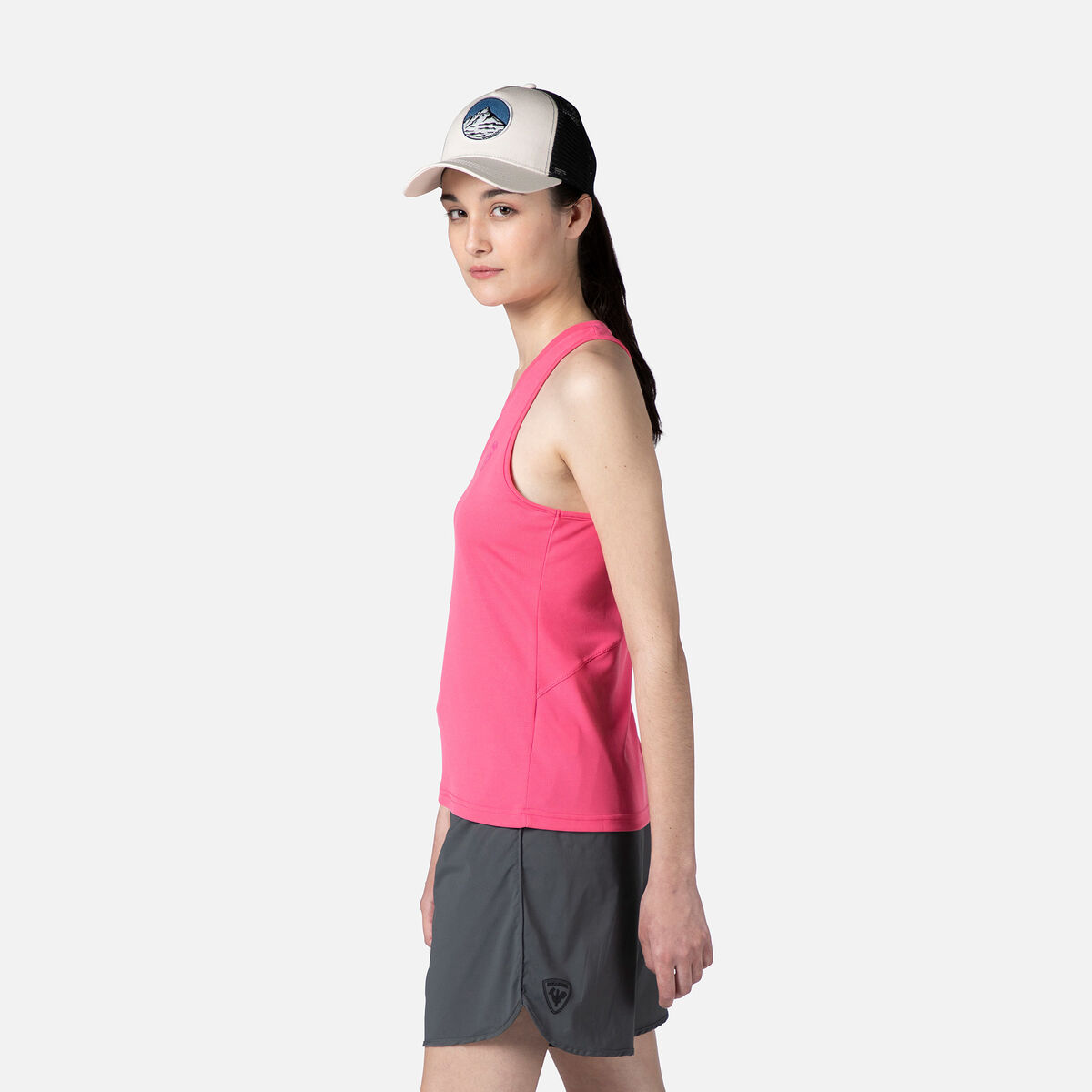 Women's Plain Hiking Tank Top Cerise Pink