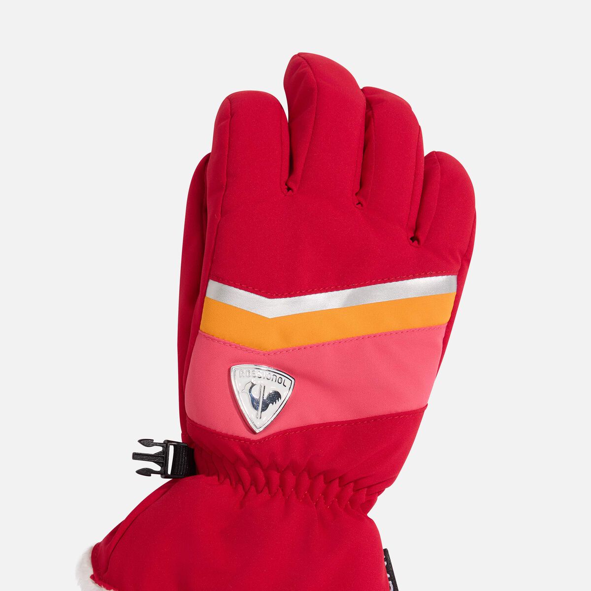 Women's Piste Ski Gloves Ruby Red