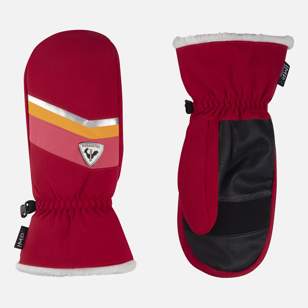 Women's Piste Ski Mittens Ruby Red