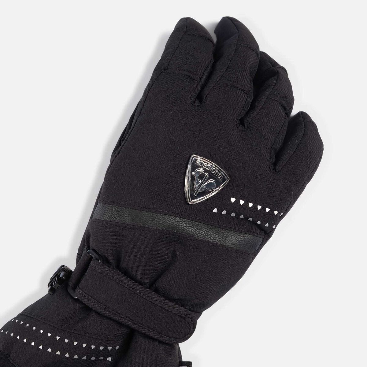 Women's Nova waterproof ski gloves Black
