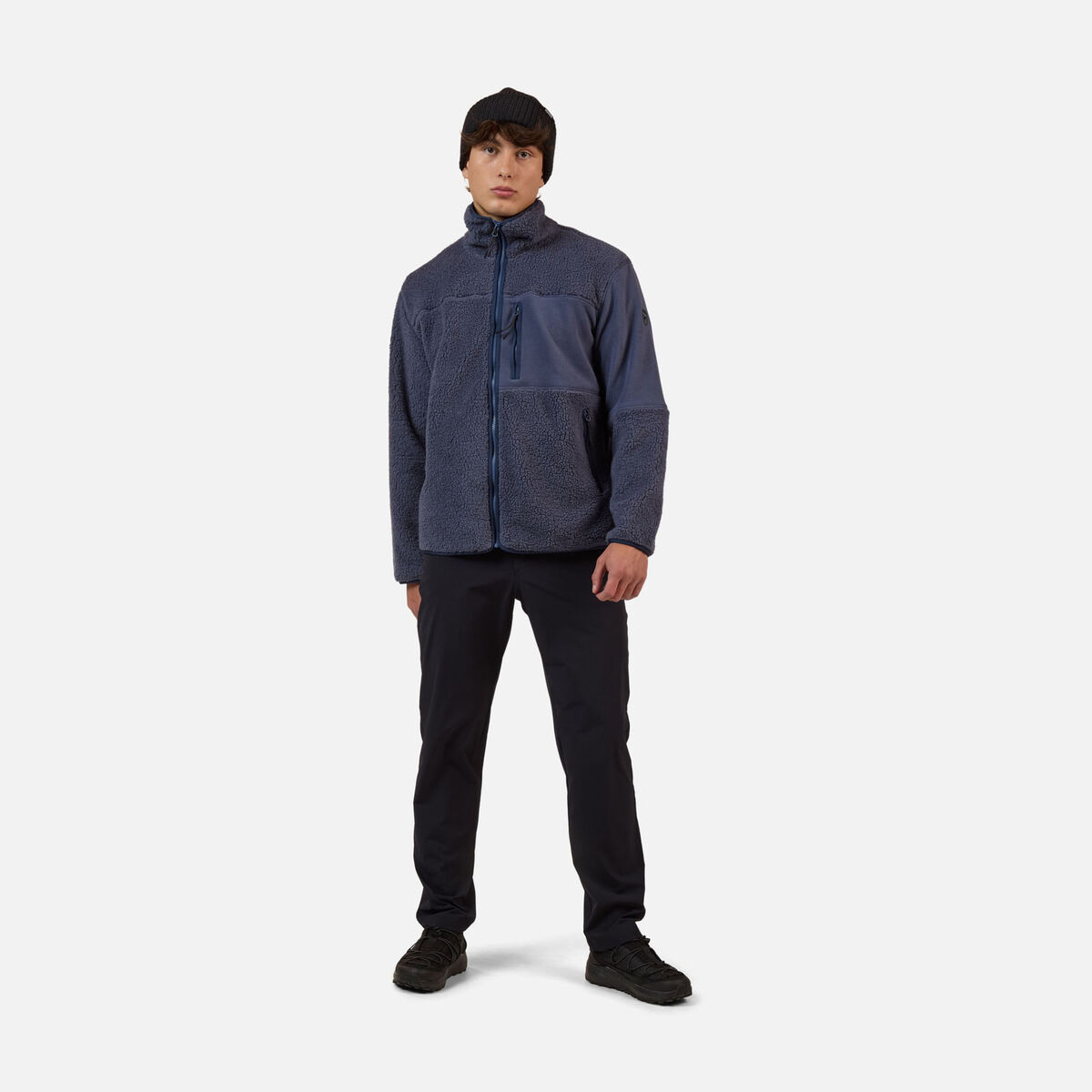 Men's AllTrack Fleece Sherpa Jacket True Night Blue