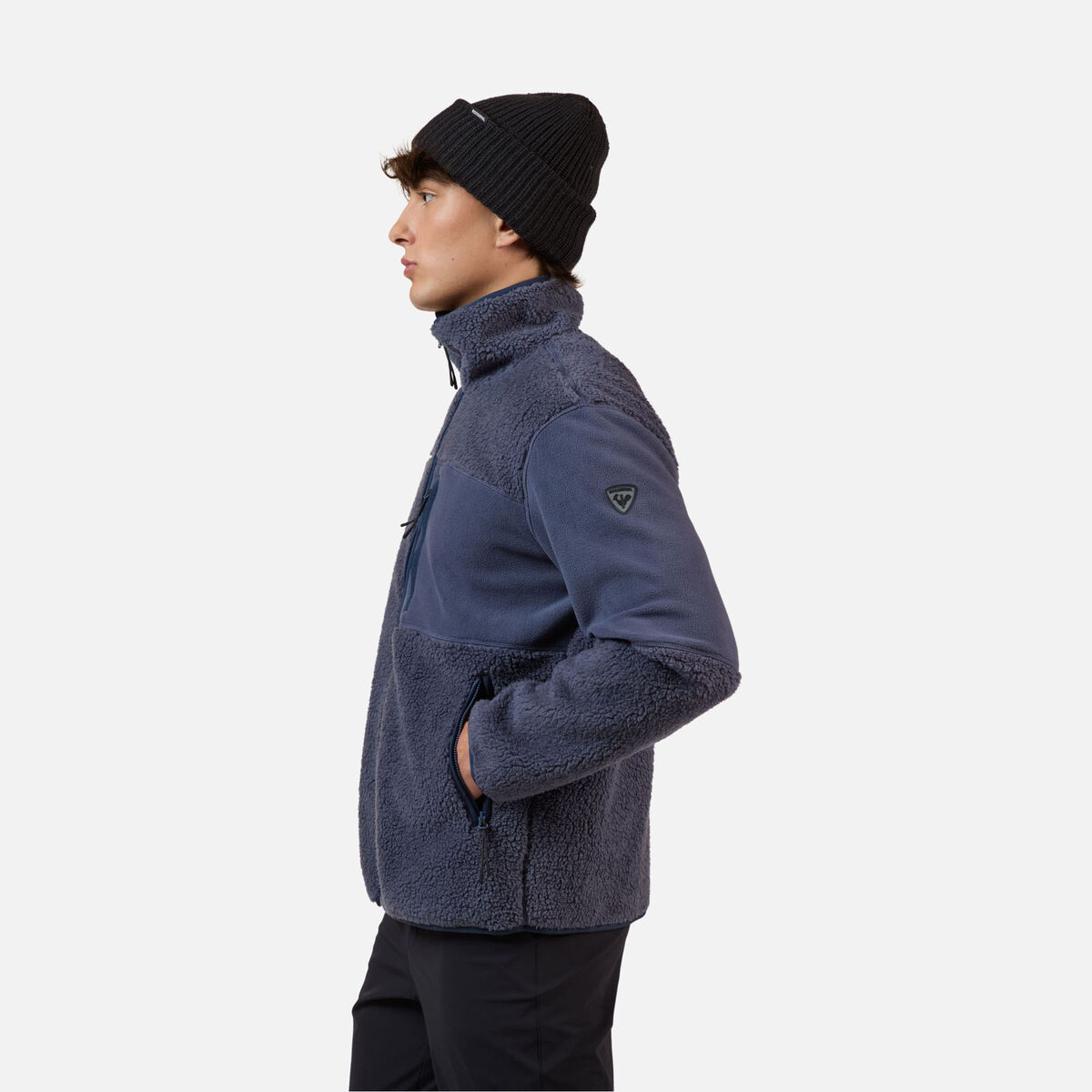 Men's AllTrack Fleece Sherpa Jacket True Night Blue