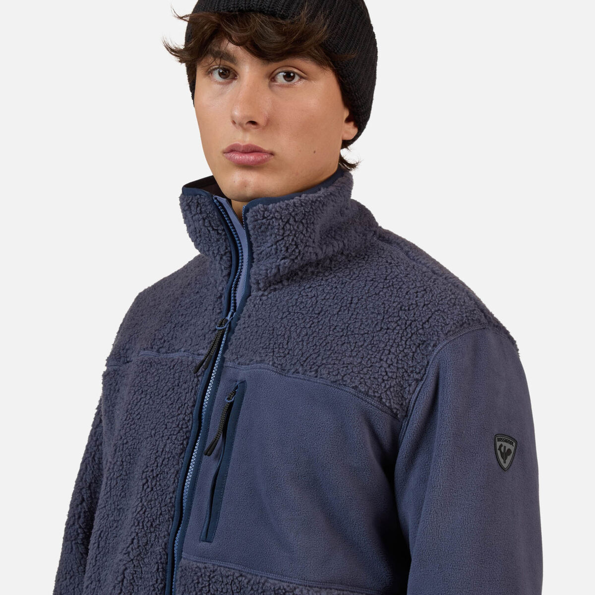 Men's AllTrack Fleece Sherpa Jacket True Night Blue