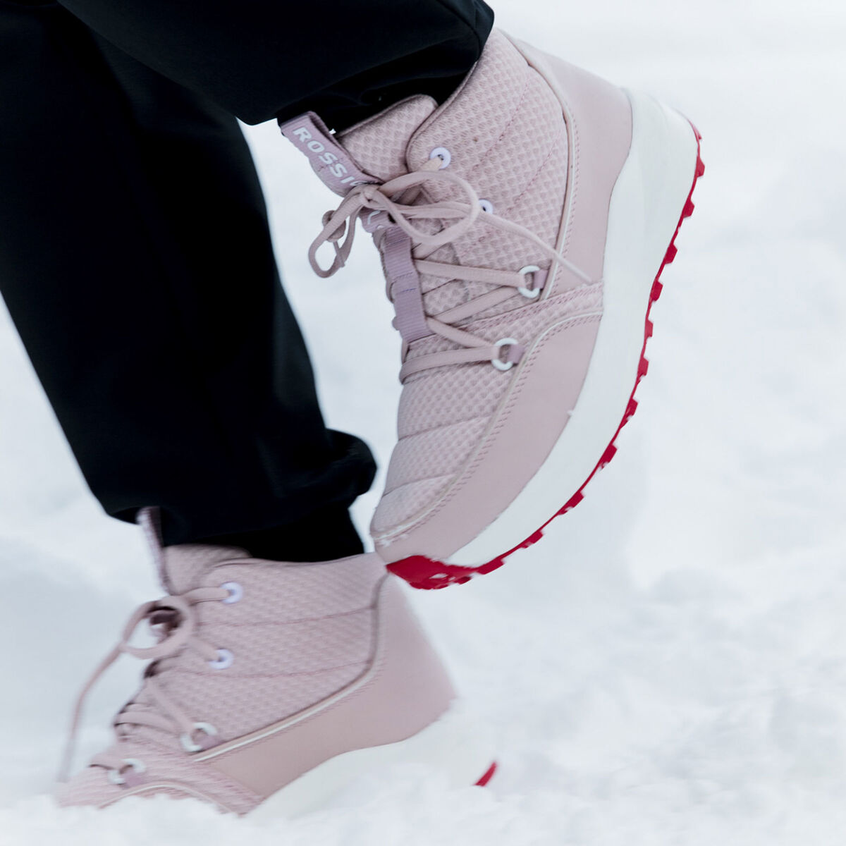 Unisex Resort Powder Pink Apres Ski Boots Powder Pink