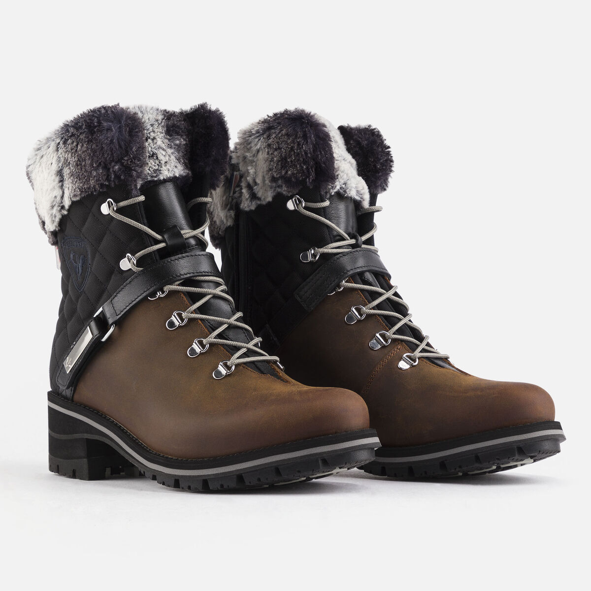 Women's 1907 Megeve 2.0 Brown Wax Boots Brown 5 Women's 1907 Megeve 2.0 Brown Wax Boots Brown
