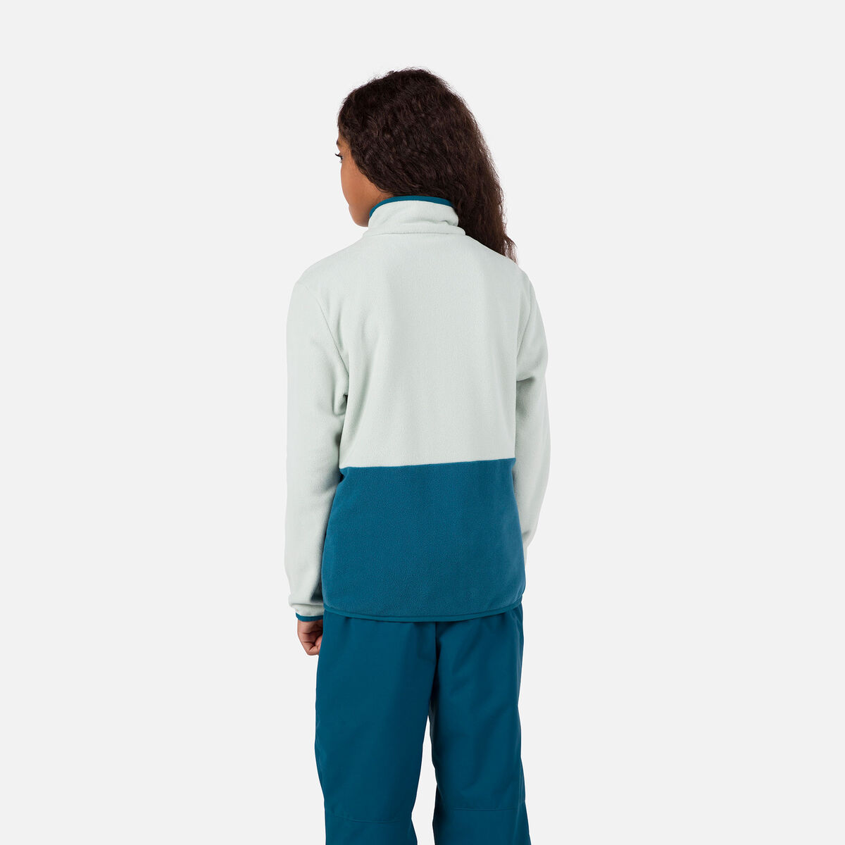 Juniors' Strawpile Full-Zip Fleece Drizzle Grey