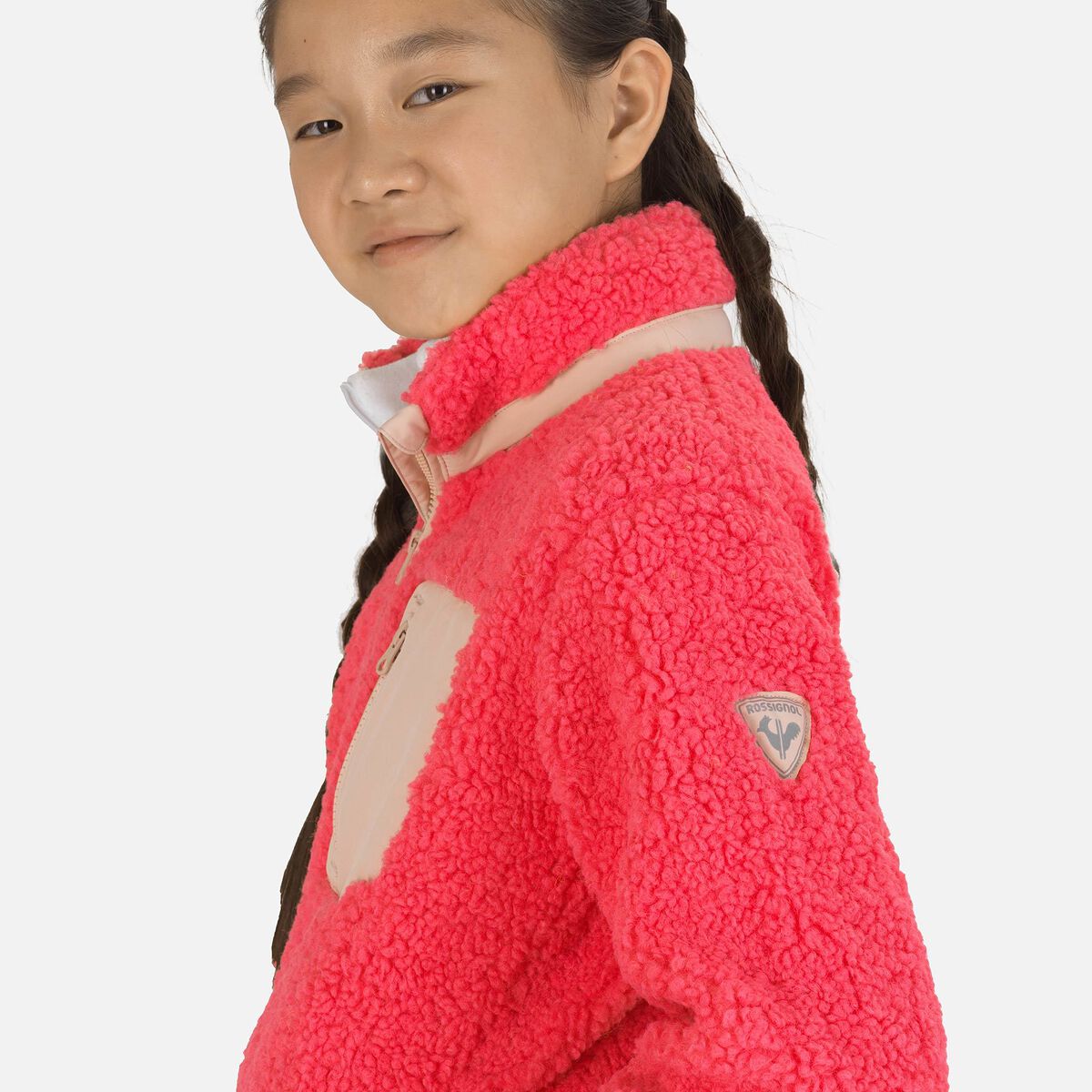 Juniors' Fleece Jacket Pink Lift