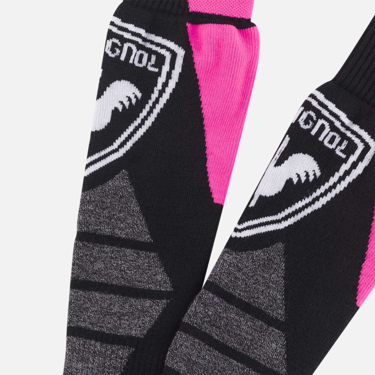 Juniors' Premium Wool Ski Socks Orchid Pink