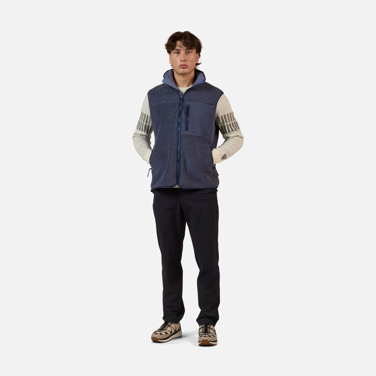 Men's Alltrack Sherpa Vest True Night Blue
