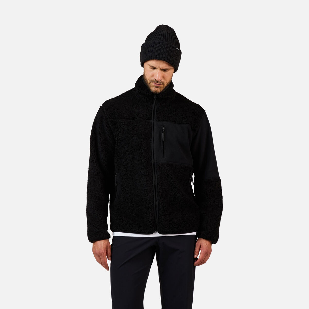Men's AllTrack Fleece Sherpa Jacket Black