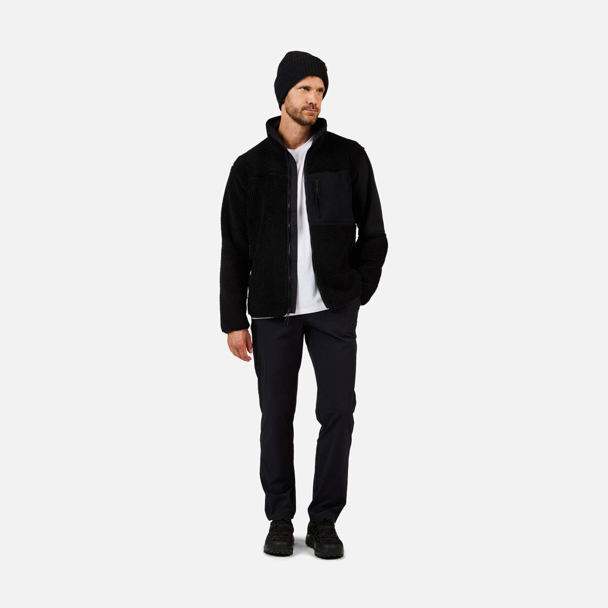 Men's AllTrack Fleece Sherpa Jacket Black