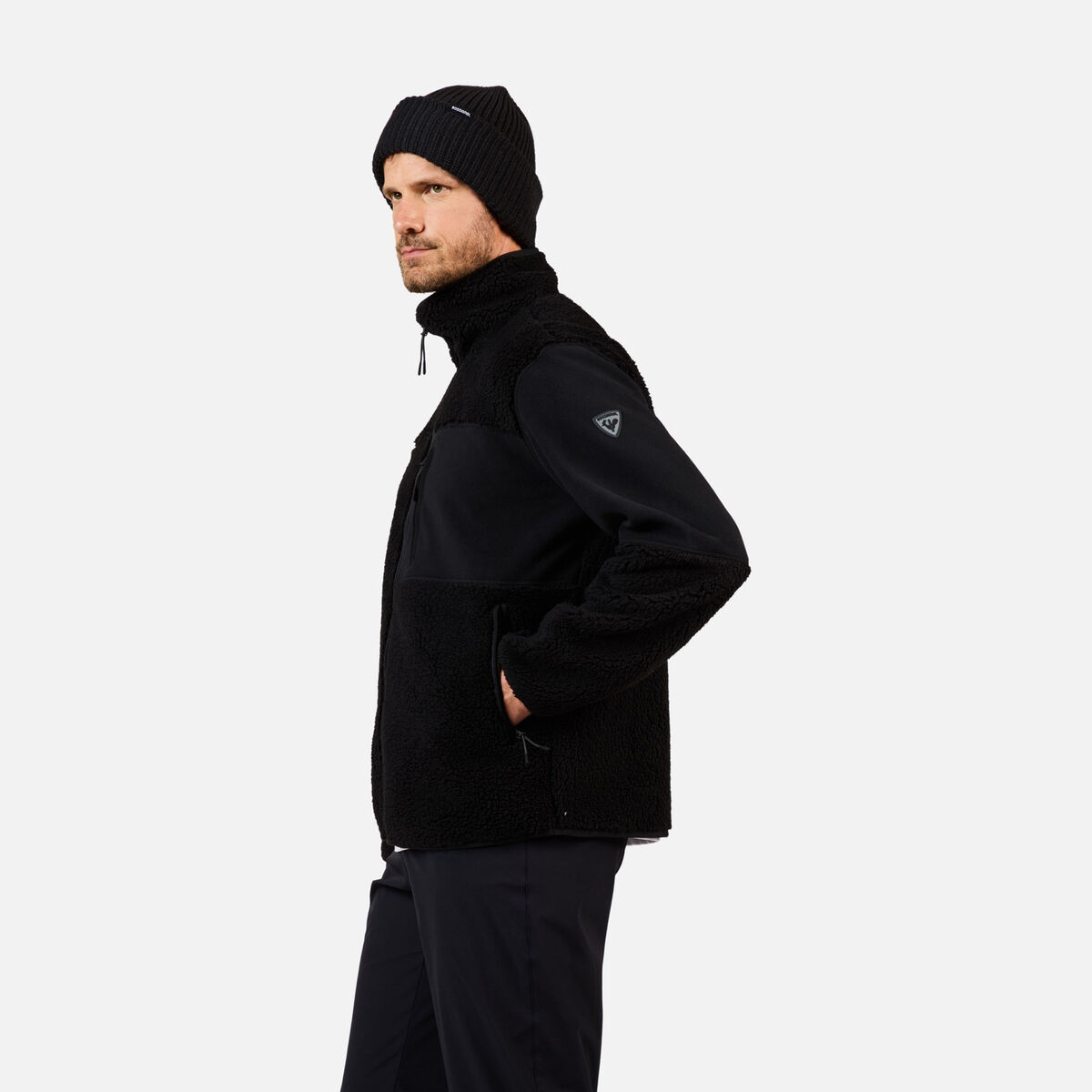 Men's AllTrack Fleece Sherpa Jacket Black