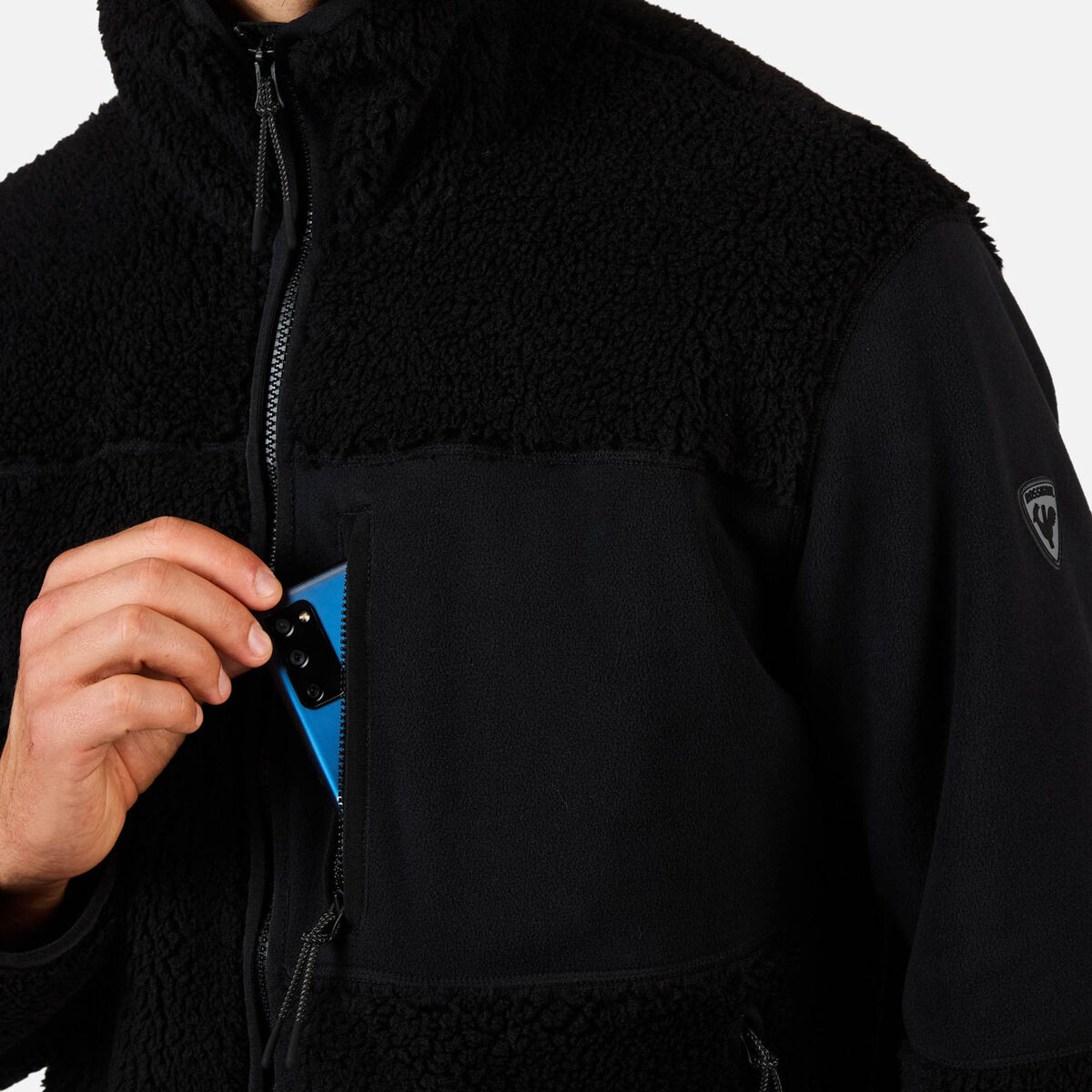 Men's AllTrack Fleece Sherpa Jacket Black