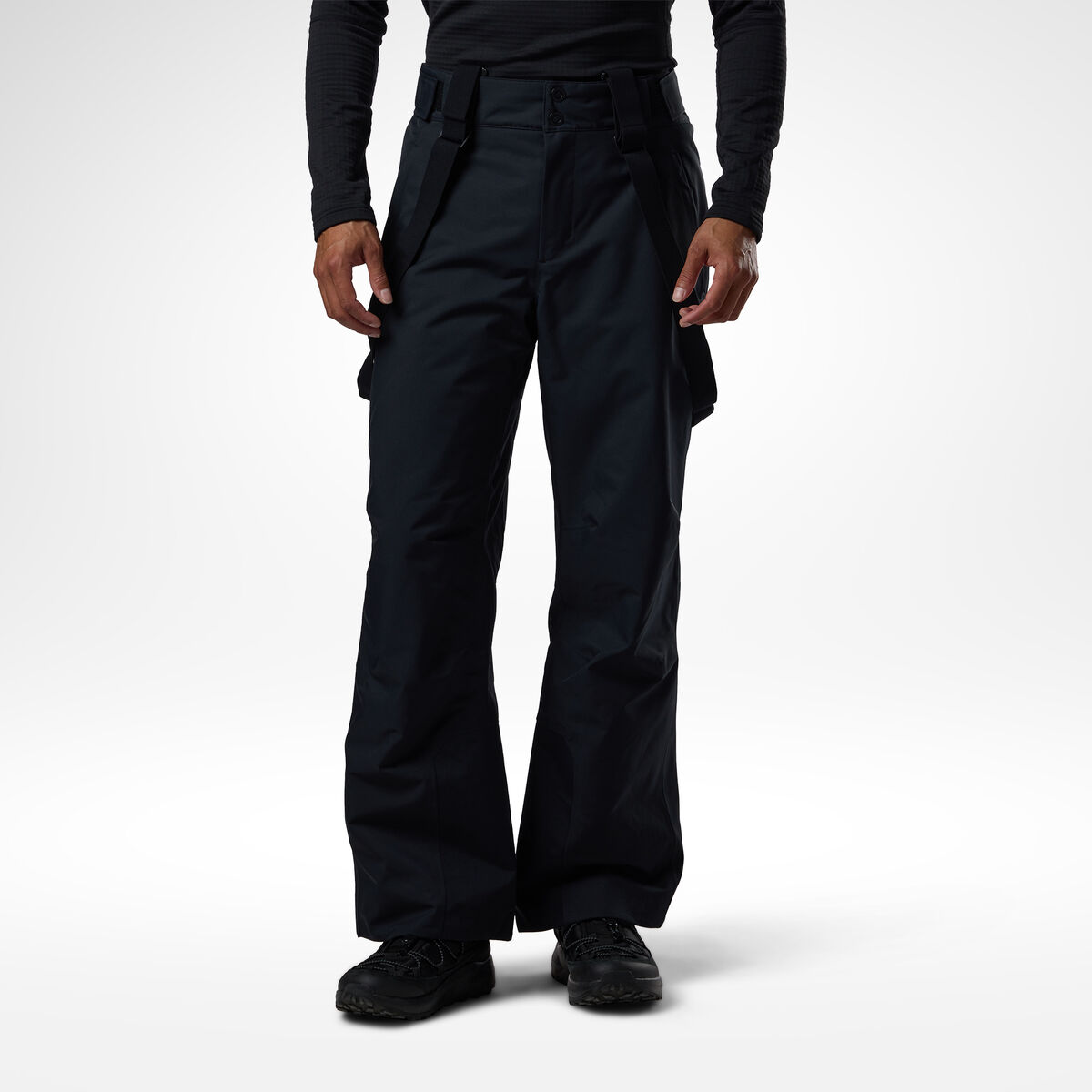 Men's Insulated Ski Pants Short length Black