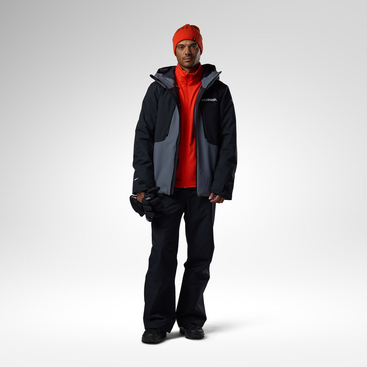 Men's Insulated Ski Pants Short length Black