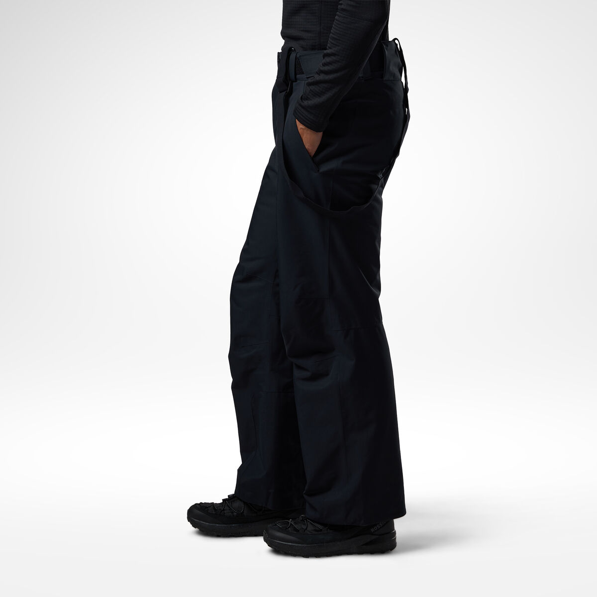 Men's Insulated Ski Pants Short length Black