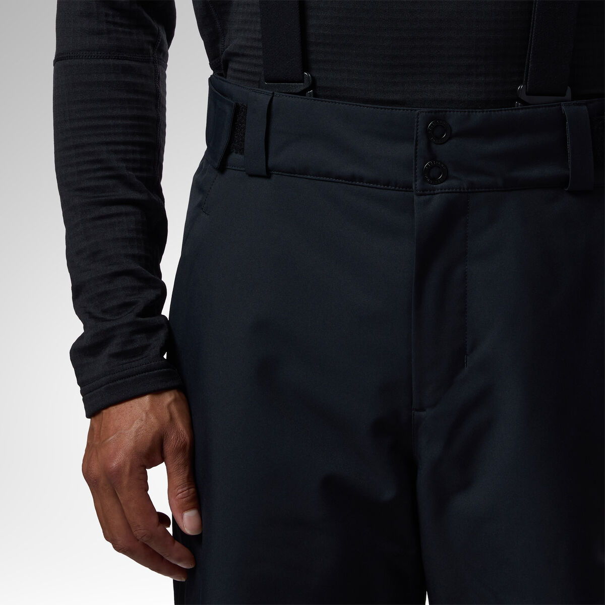 Men's Insulated Ski Pants Short length Black