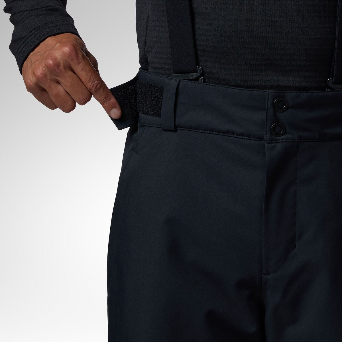 Men's Insulated Ski Pants Short length Black