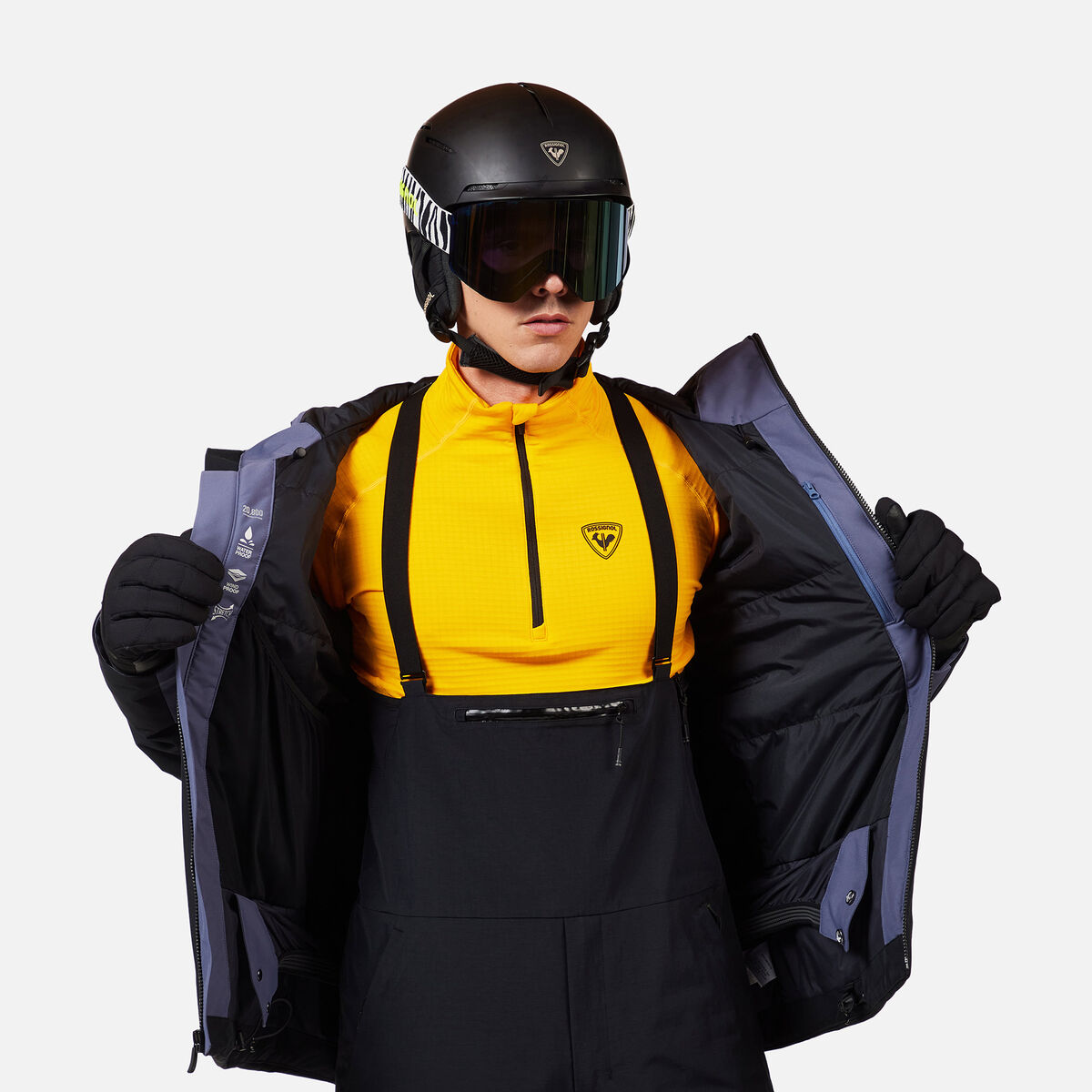 Men's Rochrun Insulated Ski Jacket True Night Blue 15 Men's Rochrun Insulated Ski Jacket True Night Blue