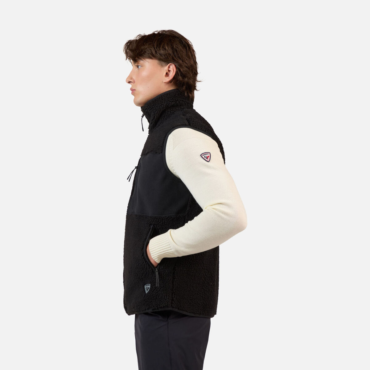 Men's Alltrack Sherpa Vest Black