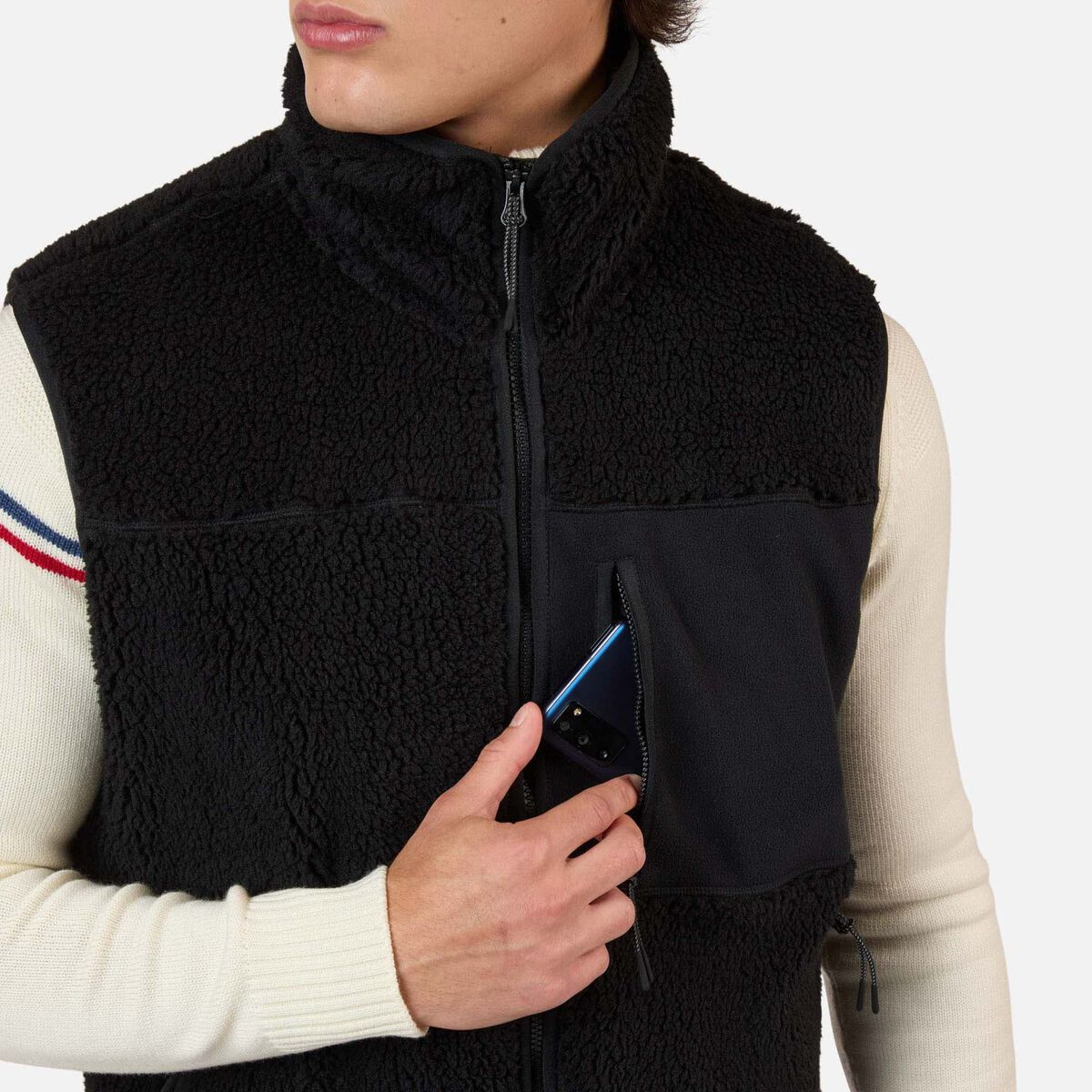 Men's Alltrack Sherpa Vest Black
