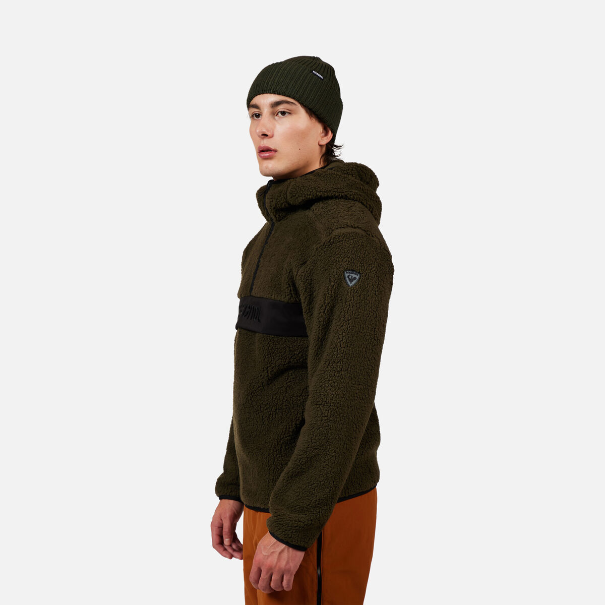 Men's Alltrack Anorak Fleece Olive Shadow